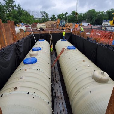 underground tank installation pine run construction