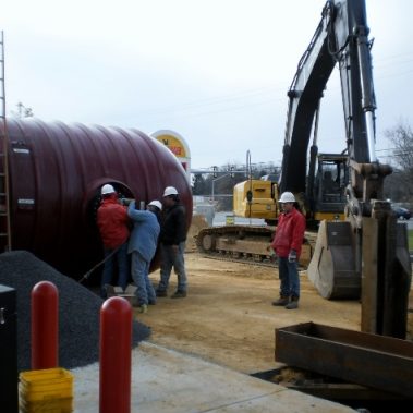 storage tank installation services | Pine Run Construction