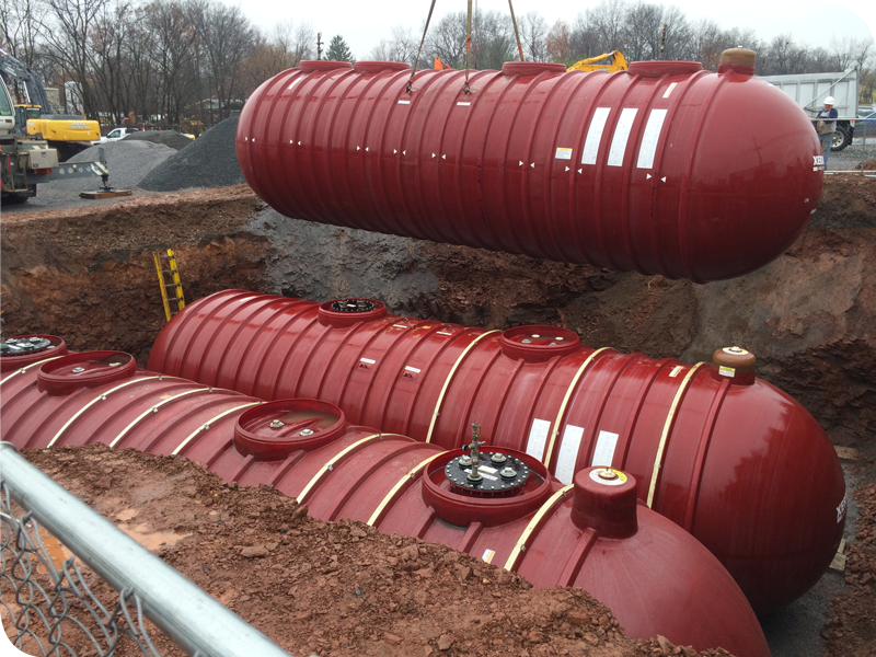 underground storage tank system pine run construction